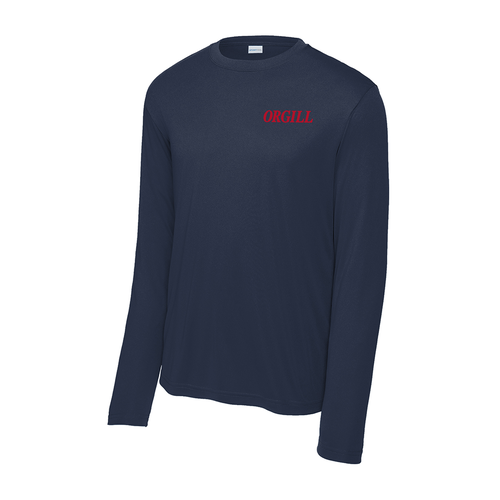 Unisex Navy Sport-Tek® Long Sleeve PosiCharge® Competitor™ Tee