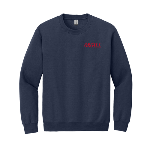 Unisex Navy Gildan® Heavy Blend™ Crewneck Sweatshirt